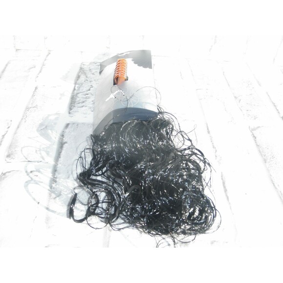 NEW JUST BASIC SYNTHETIC BLACK JAW CLAW CLIP CURLY PONY TAIL HAIR EXTENSION 11" - Picture 7 of 7